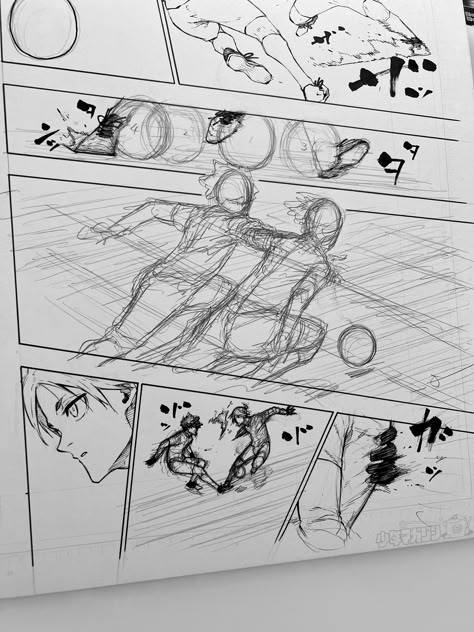 Manga Comic Sketch, Lock Drawing, Bluelock Manga, Yusuke Nomura, Blue Lock Art, Dbz Drawings, Lock Art, Panel Manga, Manga Tutorial