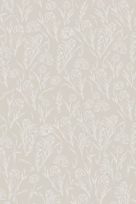 classic and timeless floral line art pattern design in a peel and stick wallpaper great in a teen girls bedroom or home office accent wall. Bring a traditional organic modern living room to life with removable wallpaper from Jo-Lou Design Subtle Wallpaper Living Room, Wall Paper For Teen Girls Room, Contemporary Wallpaper Bedroom, Transitional Wallpaper Accent Walls, Cute Wallpapers For Room Accent Wall, Simple Bedroom Wallpaper, Girly Wallpaper Bedroom, Neutral Living Room Wallpaper, Subtle Bedroom Wallpaper