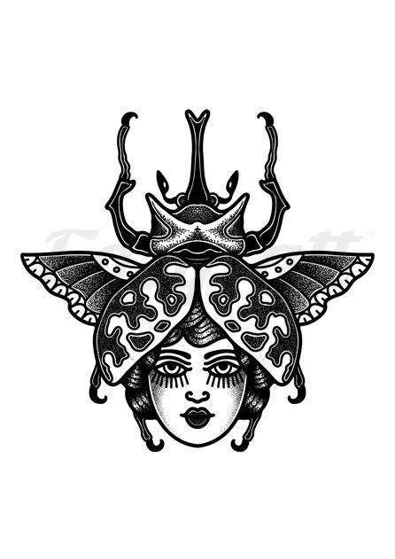 Tattoo Care Instructions, Beetle Tattoo, Kunstjournal Inspiration, Traditional Tattoo Inspiration, Realistic Temporary Tattoos, Insect Tattoo, Bug Tattoo, Quality Tattoo, Old School Tattoo Designs