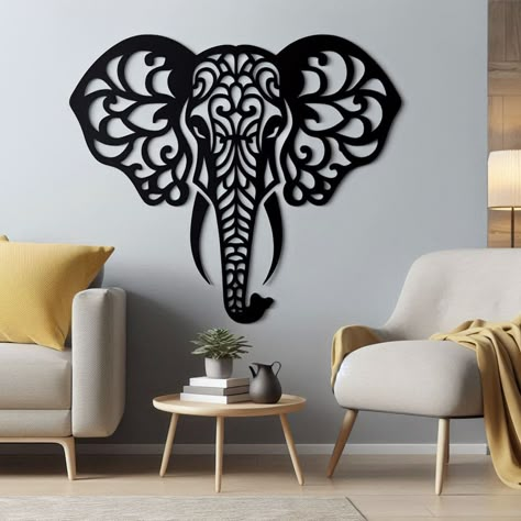 Elephant Metal Wall Art, Safari Animals Wall Decor, Africa Wall Art, Livingroom Wall Hanging, Outdoor Metal Wall Art,Wildife Lover Gift 3 ✨Our Products Are Suitable For Indoors And Outdoors 👍 It is produced with high precision. 👍 It is very durable. 👍 Packaging is first quality. --------------------------------------------------------- 😎 Why choose us? 👉 We are sensitive about gifts. 👉 All materials are high quality. 👉 Always economical prices. 👉 Very fast delivery! 👉 Stainless! 👉 Firs Leopard Wall Art, Outdoor Metal Wall Art, Elephant Wall Art, Wood Wall Art Diy, Animal Wall Decor, Elephant Decor, Africa Art, Outdoor Wall Art, Large Wall Decor