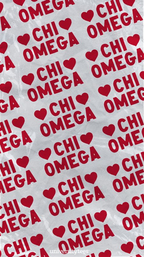 Chi Omega Symphony, Chi Omega Recruitment, Big/little Baskets, Sorority Buttons, Big Little Canvas, Tri Delt, Omega Red, Sorority Banner, Sorority Bid Day