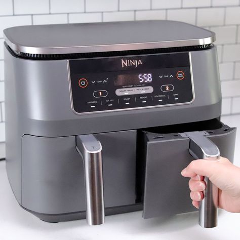 2 Basket Air Fryer Recipes, Basket Air Fryer Recipes, Air Fryer Doughnut Recipe, Fryer Machine, Ninja Kitchen, Air Fryer Review, Air Fryer Steak, Ninja Air Fryer, Best Air Fryers