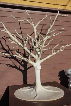 Paper Mache Recipes | Ultimate Paper Mache                              … Paper Mache Tree Diy, Paper Mache Tree, Paper Mache Recipe, Paper Mache Paste, Jewellery Tree, Paper Mache Ideas, Paper Mache Projects, Paper Mache Clay, Mache Art