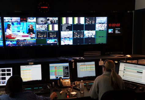 TV Technology featured Sun News Network in a story on how the Canadian network provides approximately 96 hours of original content per week, ranging from breaking news to talk.    Get the full story on why they implemented a number of Avid solutions, including iNEWS, ISIS for shared storage, Interplay for asset management, and NewsCutter plus Media Composer for editing http://www.tvtechnology.com/equipment/0082/sun-news-network-relies-on-avid-technology/216669    #Avid #TV #television #broad... News Producer Aesthetic, Breaking News Aesthetic, News Station Aesthetic, Tv Studio Aesthetic, Reality Tv Show Aesthetic, Tv Producer Aesthetic, Tv News Aesthetic, Media Production Aesthetic, Reality Show Aesthetic