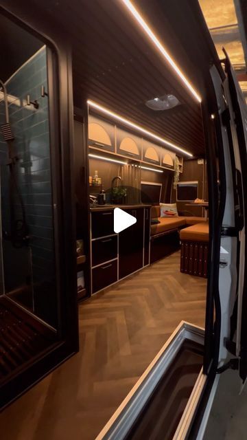 Van Living Conversion, Sprinter Camper Conversion, Mercedes Camper Van, Sprinter Motorhome, Castle Interiors, Caravan Van, Mercedes Camper, Motorhome Interior, Mercedes Sprinter Camper