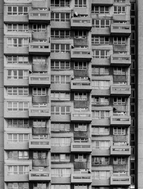 grayscale photo of concrete building photo – Free Home decor Image on Unsplash Concrete Office, Free Home Decor, Building Photo, Aesthetic Architecture, Photography Assignments, Buildings Photography, London Aesthetic, Tower Block, Concrete Building