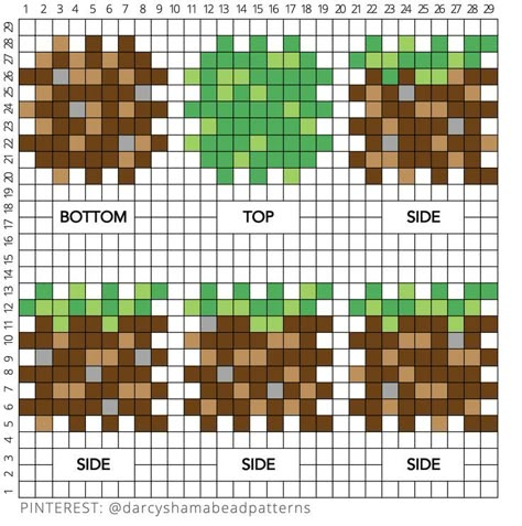 Minecraft 3D Block Pattern #3D #block #cube #minecraft #hamabeads #hamabeadpattern #perler #perlerbeads #pyssla #pixel #pixelart #pattern #crossstitch #fusebeads Minecraft Beads, Easy Perler Beads, Hamma Beads Ideas, Pixel Beads, Pearl Beads Pattern, Hama Beads Minecraft, Easy Perler Beads Ideas, 3d Perler Bead, Art Perle