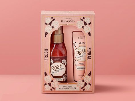 Passion & Beyond - Rose Silk Bouquet on Packaging of the World - Creative Package Design Gallery Window Box Packaging, Window Packaging Design, Bundle Packaging, Rose Packaging, Branding System, Body Care Product, Hanging Wall Organizer, Hand Lettering Logo, Medicine Packaging