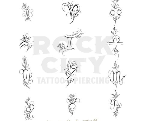 Tattoo Horoscope, Unicorn Tattoo Designs, Horoscope Tattoo, Libra Zodiac Tattoos, Tattoos Zodiac, Virgo Tattoo Designs, Behind Ear Tattoos, Libra Tattoo, Horoscope Tattoos