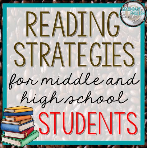 Reading Intervention Middle School, English Coffee Shop, Middle School Reading Comprehension, High School Reading, Reading Strategy, Teaching High School English, 6th Grade Reading, Language Classroom, Secondary English