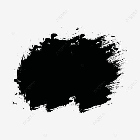 Black Brush Png, Ink Brush Art, Adobe Illustrator Brushes, Brush Png, Brush Texture, Brush Watercolor, Brush Strokes Painting, Brush Effect, Circle Vector