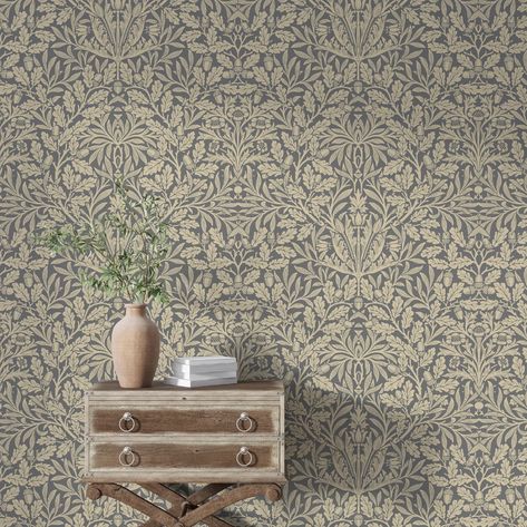 William Morris Wallpaper, William Morris Wallpaper Peel and Stick, Vintage Wallpaper Peel and Stick, - Etsy William Morris Acorn Wallpaper, Timeless Dining Room Wallpaper, Morris And Co Wallpaper Bathroom, William Morris Peel And Stick Wallpaper, Frank Lloyd Wright Wallpaper, William Morris Interior Arts And Crafts, William Morris Wallpaper Hallway, William Morris Wallpaper Bedroom, Paint And Wallpaper Combo