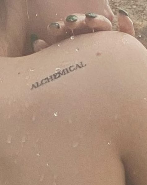 Do It For Aphrodite Tattoo Dove Cameron, Heaven On Earth Tattoo, Alchemical Tattoo, I Deserved Better, Tattoo Phrases, Maybe Tattoo, Cameron Hair, Aphrodite Tattoo, The Weeknd Starboy