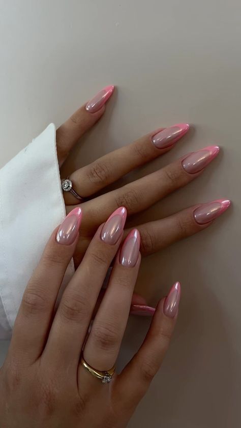 Nails Inspo Spring 2024, Trendy Spring Nails 2024, Nail Inspo Trendy 2024 Spring, Trendy Nails Ideas 2024 Spring, Spring Nails 2024, Pink Blooming Gel Nails, Soft Nails Ideas, Capping Gel Uñas, Baby Pink Nails With Design