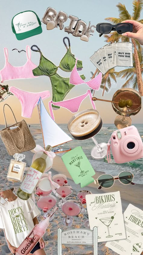 Bachelorette Theme!! Tropical Bachelorette Party Theme, Miami Beach Bachelorette Party, Summer Bachelorette Party Themes, Bridal Party Themes, Palm Beach Bachelorette, Bachelorette Party Beach Theme, Hamptons Bachelorette, Bachelorette Outfit Themes, Nyc Bachelorette