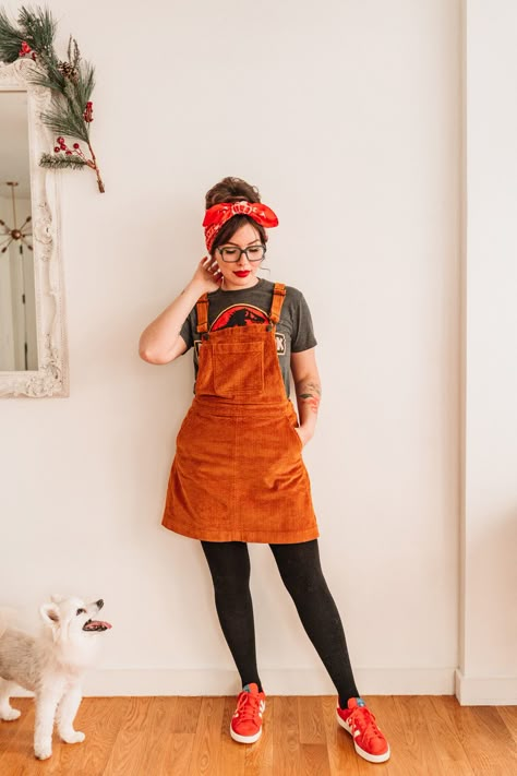 Linen pinafore