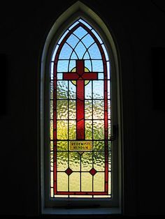 Religious Stained Glass Window Film | Cross Design with Dove and ... Cross Stained Glass Patterns, Akaroa New Zealand, Catholic Church Stained Glass, Stained Glass Windows Church, Stained Glass Cross, Church Interior Design, Stained Glass Church, Country Churches, Glass Cross