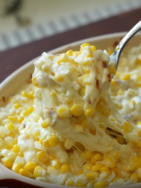 Cheese Corn Recipe, Korean Cheese Corn, Korean Corn Cheese Recipe, Korean Corn Cheese, Cj Eats, Corn Recipes Side Dishes, Bbq Corn, Korean Corn, Food Chinese