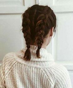 Pigtails Short Hair, French Braid Short Hair, French Braid Pigtails, Braided Hairdo, Pigtail Braids, Short Braids, Penteado Cabelo Curto, Easy Braids, Trending Hairstyles