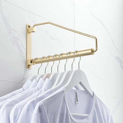 Wall Mounted Clothes Drying Rack, Hanging Drying Rack, Wall Mounted Drying Rack, Clothes Hanger Rack, Laundry Hanger, Rack Clothes, Laundry Rack, Laundry Room Closet, Folding Walls