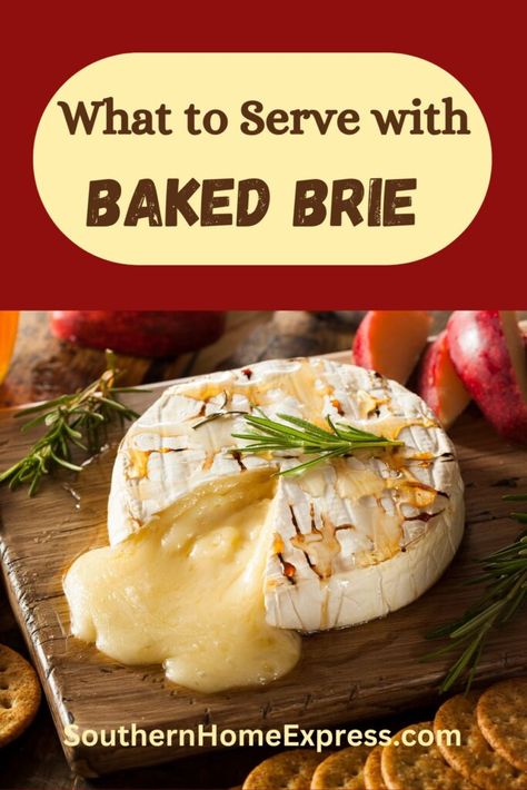 Brie Appetizers For Party, How To Serve Brie Cheese On A Platter, Baked Brie With Apricot Preserves, What To Serve With Brie Cheese, Serving Brie Cheese, What Goes With Brie Cheese, What To Serve With Baked Brie, What To Eat With Brie Cheese, Bri Cheese Charcuterie