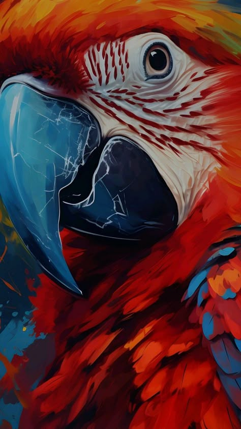 Macaw Art, Realistic Animal Drawings, Parrot Drawing, Birds Photography Nature, Parrot Painting, Parrots Art, Fabric Painting Techniques, Macaw Parrot, Colorful Parrots