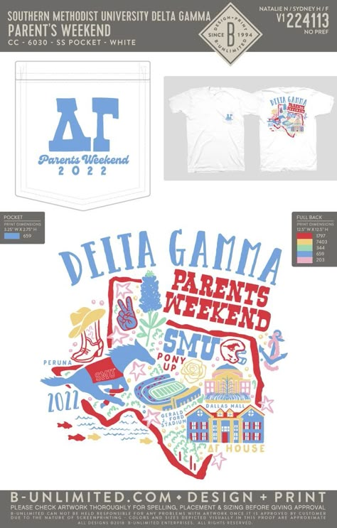 Sorority shirt, sorority shirt design Sorority Membership Ideas, T Shirt Sorority Design, Sorority Parents Weekend Themes, Dads Day Themes Sorority, B Unlimited Shirts, Sorority Philanthropy Event Shirts, Sorority Designs Shirt, Event Tshirt Design Shirt Ideas, Family Weekend Sorority Banner