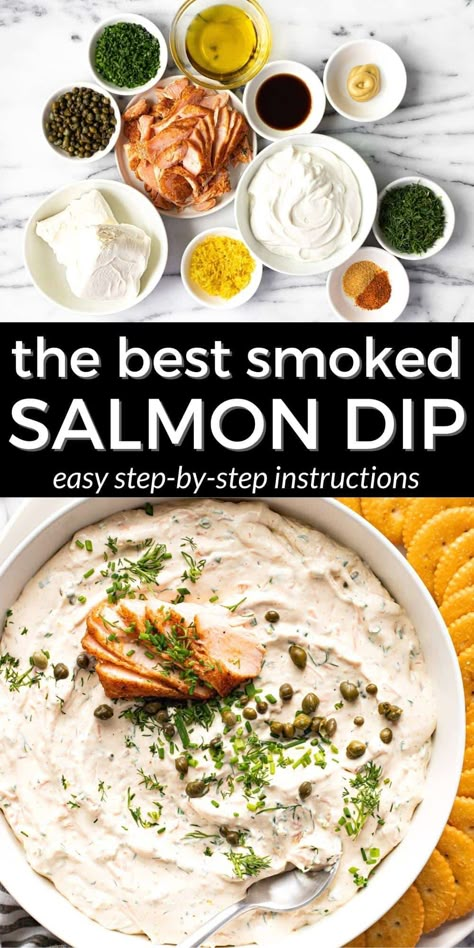 German Appetizers Appetizer Recipes, Best Smoked Salmon Dip, Salmon Dip Recipes, Smoked Fish Dip, Smoked Salmon Spread, Best Smoked Salmon, Picnic Brunch, Smoked Salmon Appetizer, Salmon Spread