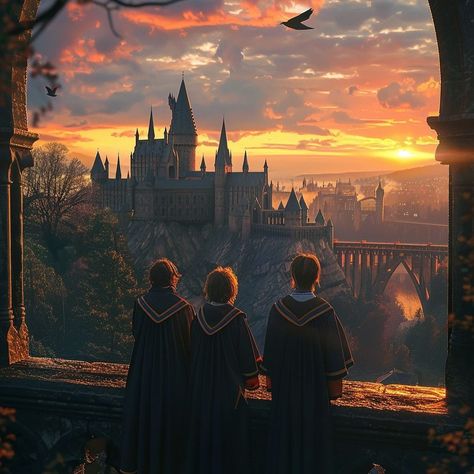 Martina | Where do you wanna go next? • • Hogwarts castle Harry Potter Wizard Friends… | Instagram Harry Potter Best Friend Wallpaper, Computer Wallpaper Harry Potter, Hogwarts In Fall, Hogwarts Landscape, Hogwarts Castle Aesthetic, Hogwarts Art Wallpaper, Harry Potter Garden, Hagrid Harry Potter, Aesthetic Harry Potter