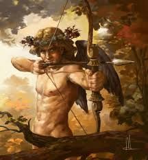 This picture shows the strength and power that Cupid possess. Cupid's arrow will give its tragic an uncontrollable desire (or on the occasion apathy) (picture from maze by ayra.Khann) Celtic Gods, Roman Gods, Legends And Myths, Greek Gods And Goddesses, Celtic Mythology, Greek And Roman Mythology, Ancient Mythology, Gods Goddesses, Myths And Legends