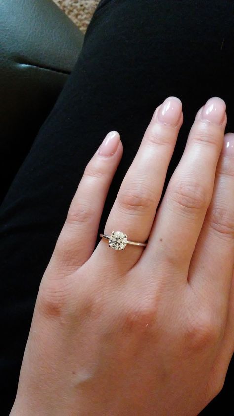 3/4 Carat Ring, 1 Carrot Round Engagement Ring, Wedding Ring 1 Carat, One Carat Solitaire Engagement Ring, 1.3 Carat Engagement Ring Round, 1 Carat Engagement Rings Round, 1karat Engagement Ring, Engagement Ring Sizes On Hand, 1 Carat Round Solitaire Engagement Ring