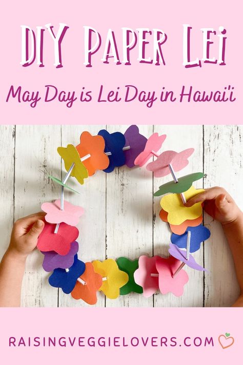 How To Make A Paper Lei, Preschool Luau Activities, Hawaiian Day Activities For Kids, Paper Leis Diy, Christmas Card Ideas Handmade, Handmade Christmas Cards Ideas, Paper Lei, Easy Christmas Card Ideas, Luau Crafts