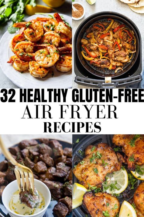 The best Air Fryer Recipes from around the web! This recipe roundup includes everything from main dishes to vegetable side dishes, appetizers and even a few sweet treats. All made in the air fryer! #healthy #paleo #keto #glutenfree #airfryer Easy Gluten Free Dinner Air Fryer, Best Gluten Free Air Fryer Recipes, Air Fryer Dinner Recipes Gluten Free, Easy Chicken Gluten Free Dinner, Gluten Free Air Fryer Meals, Easy Meal Prep Gluten Free, Healthy Air Fryer Recipes Gluten Free, Airfryer Gluten Free Recipes, Tasty Air Fryer Recipes