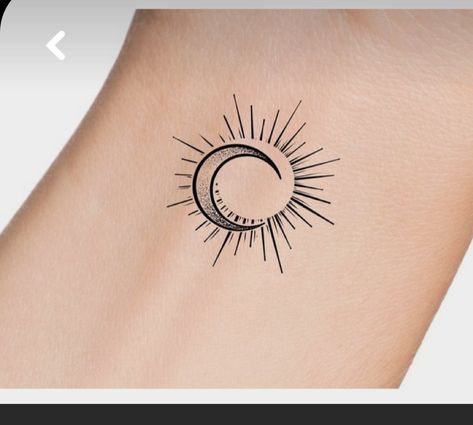 Lotus Sun And Moon Tattoo, Tat Fonts, Clavicle Tattoo, Sun And Moon Tattoo, Father Tattoos, Tiny Wrist Tattoos, Tattoos To Cover Scars, M Tattoos, Moon Tattoo Designs