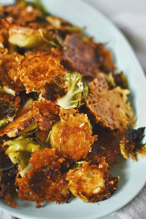 Parmesan Brussels Sprouts - KendellKreations Brussel Sprouts Appetizer, Parmesan Brussels Sprouts, Homemade Hummus Recipe, Crispy Brussel Sprouts, Hummus Recipe Homemade, Mediterranean Restaurant, Bacon Brussel Sprouts, Grilled Pork Tenderloin, Crispy Cheese