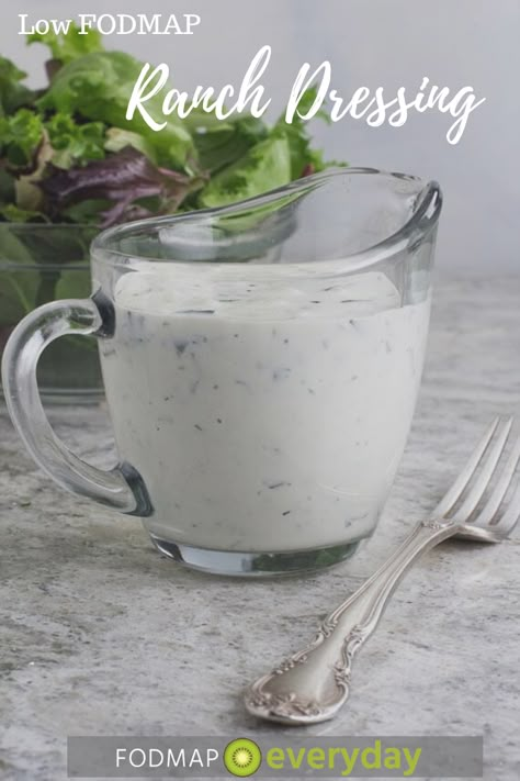 Low Fodmap Ranch, Low Fodmap Salad Dressing, Fodmap Salad Dressing, Low Fodmap Salad, Fodmap Sauces, Fodmap Salad, Recipes Low Fodmap, Low Fodmap Recipes Dinner, Fodmap Recipes Dinner