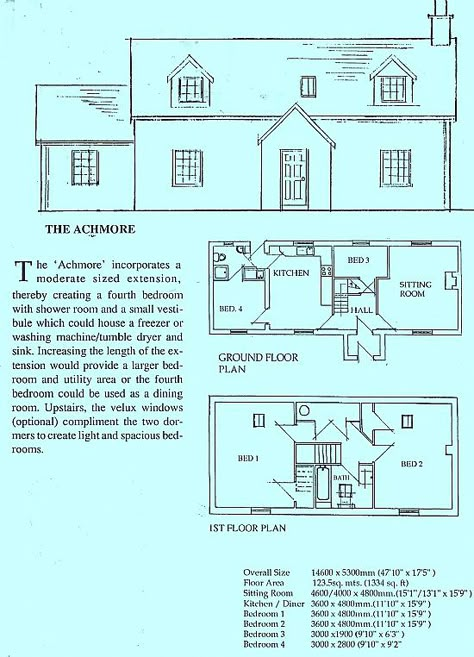 Scottish House Plans, Irish Cottage Layout, Small British Cottage, Scottish Cottage Floor Plans, Farmhouse Blueprints, Irish House Plans, Cottage Layout, Irish Farmhouse, Sims Floor Plans