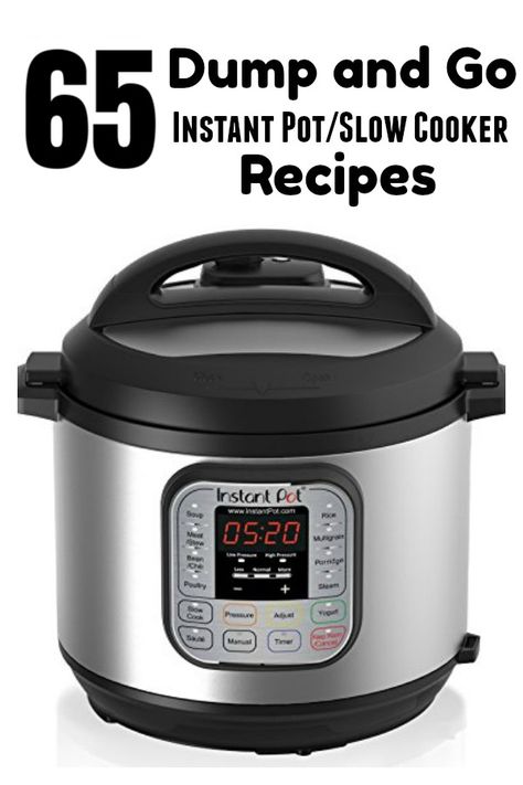 65 Dump and Go Instant Pot and Slow Cooker Recipes--want to put something into the Instant Pot or slow cooker, walk away and come back to food that is completely done? These recipes require no extra sauteing steps or broiling steps. Everything is done once you put the lid on (except for the occasional shredding of the meat or adding shredded cheese). #instantpot #instapot #dumpandgo #easyrecipe Electric Pressure Cooker, Easy Instant Pot Recipes, Instant Pot Dinner Recipes, Instapot Recipes, Instant Pot Pressure Cooker, Carne Asada, Pressure Cooker Recipes, Pressure Cooking, Pressure Cooker