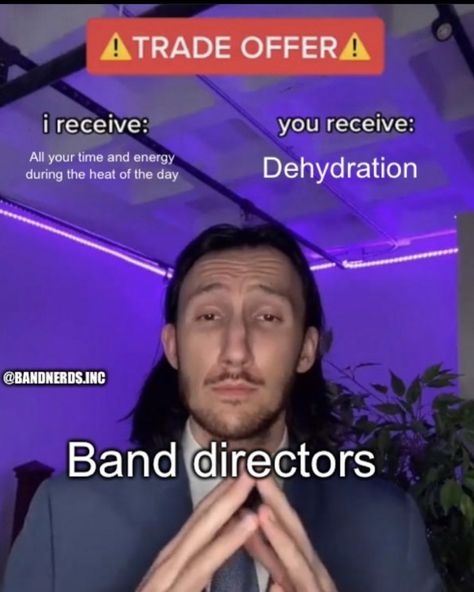 Marching Band Pictures Ideas, Band Videos Funny, Trumpet Humor, Band Memes Funny So True, Marching Band Wallpaper, Band Kids Humor, Band Memes Funny, Marching Band Aesthetic, Color Guard Funny