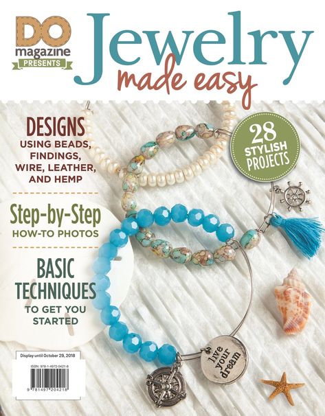 Making Magazine, Beaded Wedding Jewelry, Making Jewelry For Beginners, Jewelry By Brand, Catalog Request, Jewelry Magazine, Easy Jewelry, Easy Design, Fun Bracelet