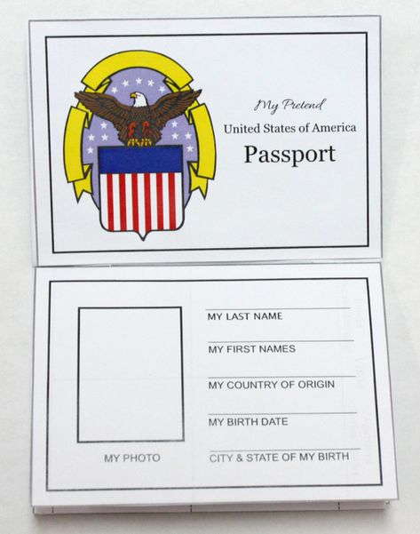 Free Travel Printables, Passports For Kids, Around The World Theme, Passport Template, Travel Printables, World Thinking Day, Holidays Around The World, Travel Map, Mini Lessons