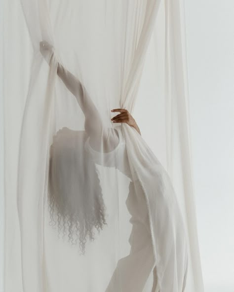 Hanging Sheet Photoshoot, Chiffon Photoshoot, Embodiment Photoshoot, Sheer Fabric Photoshoot, Birthday Photoshoot Concept, Curtain Photoshoot, X Album Cover, Silk Photoshoot, Video Vision Board