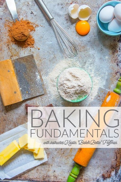 Baking Fundamentals Course Syllabus | Baker Bettie Baker Bettie, Baked Items, Baking Secrets, Baking School, Pastry School, Baking 101, Slice Of Cake, Course Syllabus, Baking Basics