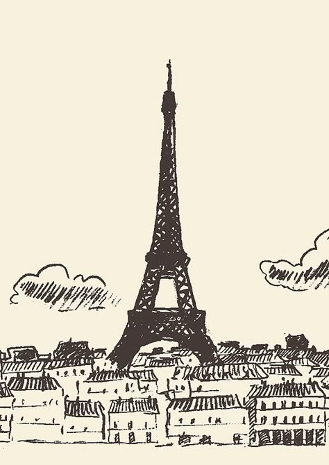 Paris Doodles, Paris Drawing, Arte Doodle, City Sketch, Sketch Journal, Pen Art Drawings, Arte Van Gogh, City Drawing, Architecture Drawing Art