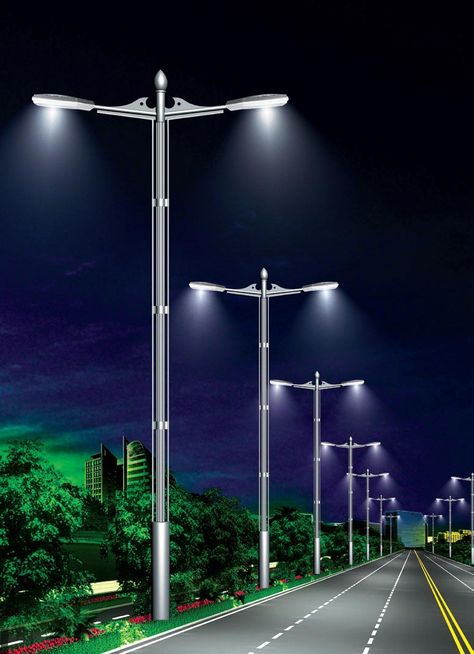 2017 Hot Sale LED Street Lights. # 1 Source with Over 200 Styles. Road Light, Street Lights, Street Light Design, Perjalanan Kota, Led Garden Lights, Led Street Lights, Solar Street Light, Entrance Gates Design, Light Pole