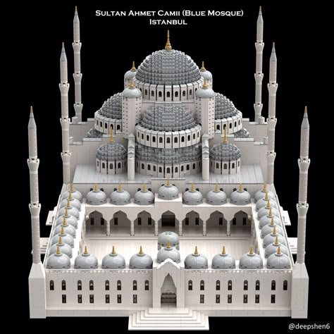 Sultan Ahmet Camii (Blue Mosque), Istanbul | DeepShen | Flickr Minecraft Mosque, Masjid Design, Sultan Ahmed Mosque, Pink Mosque, Teapot Ideas, Sultan Mosque, Blue Mosque Istanbul, Bamboo House Design, Mosque Design