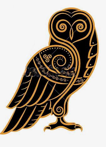 Celtic Owl Tattoo, Celtic Owl, Celtic Animals, Moon Ornament, Celtic Moon, Owls Drawing, Celtic Patterns, Celtic Knotwork, Celtic Tattoos