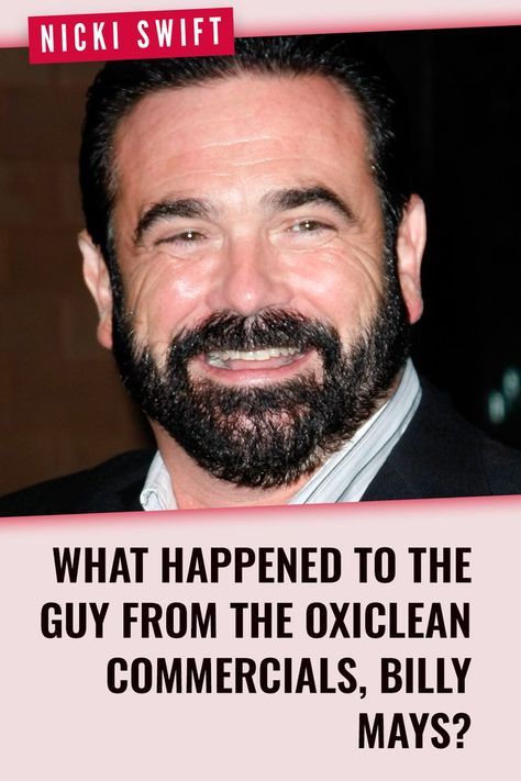 At one time, it seemed like you couldn't turn the television on without seeing Billy Mays pitching one product or another. He was the ubiquitous pitchman for OxiClean and a plethora of other products, which he enthusiastically demonstrated whenever anyone pointed a camera in his direction. #BillyMays #Television Billy Mays, Work Today, What Happened, One Time, Like You, Swift, Turn Ons, Celebrities