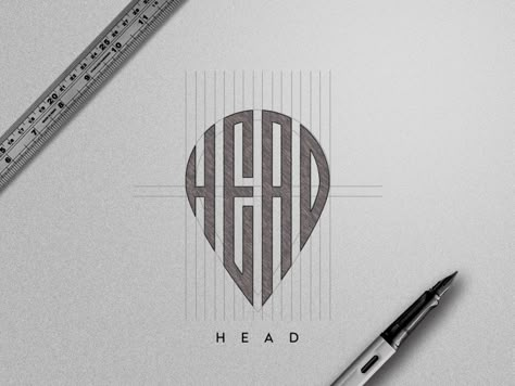 Head Logo Sketch by Mursalin Hossain #logo #brand #branding #design Logo Sketch Design, Logo Sketches, Inspiration Logo Design, Logo Idea, Logo Creation, Affinity Designer, Logo Set, Logo Design Ideas, Minimalist Logo Design