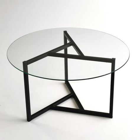 17 Stories Endyia Frame Coffee Table | Wayfair.co.uk Coffee Table Legs Metal, Metal Base Coffee Table, Table Legs Metal, Round Center Table, Round Glass Coffee Table, Mid Century Modern Minimalist, Coffee Table Legs, Glass Top Coffee Table, Iron Furniture